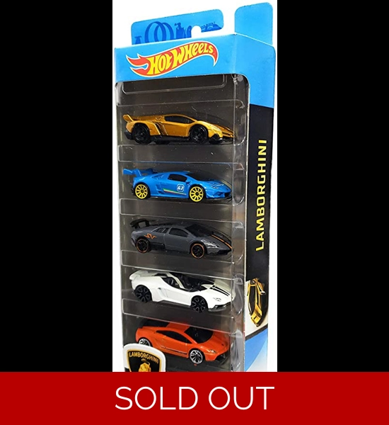 Hot Wheels Lamborghini 5 Pack